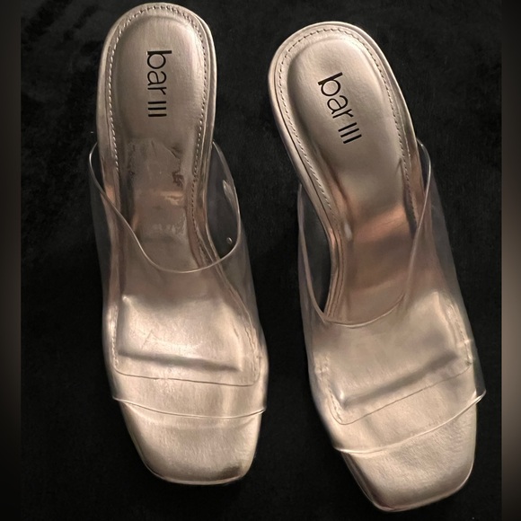 Clear heel shoes size 9 Bar III - Picture 6 of 6